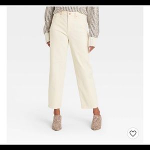 Women's Vintage Straight Cropped Jeans - Universal Thread